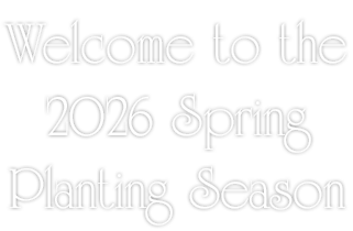 Welcome to the 2025 Spring Planting Season